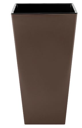 Горшок для цветов InGreen London CUBE 250х250х470мм  19,4л c дренажной вставкой, франц,платан